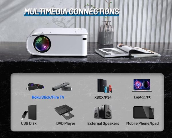 Proyector ARTSEA W25 FULL HD + WIFI + TELON - Imagen 4